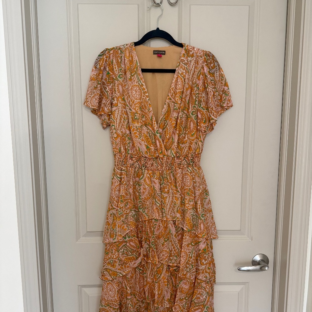 Vince Camuto Tiered Ruffle Dress